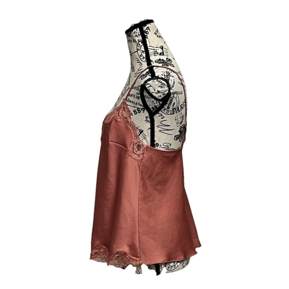 Vintage Victoria Secret Y2K Camisole Lace Trim Pink M Whimsy Cottage Core Retro - Picture 3 of 10